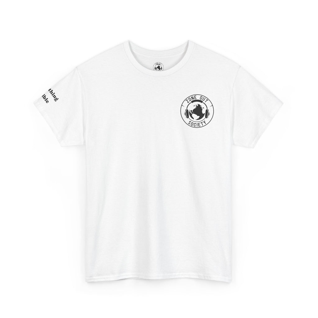 Zone Out Society Black Logo Tee