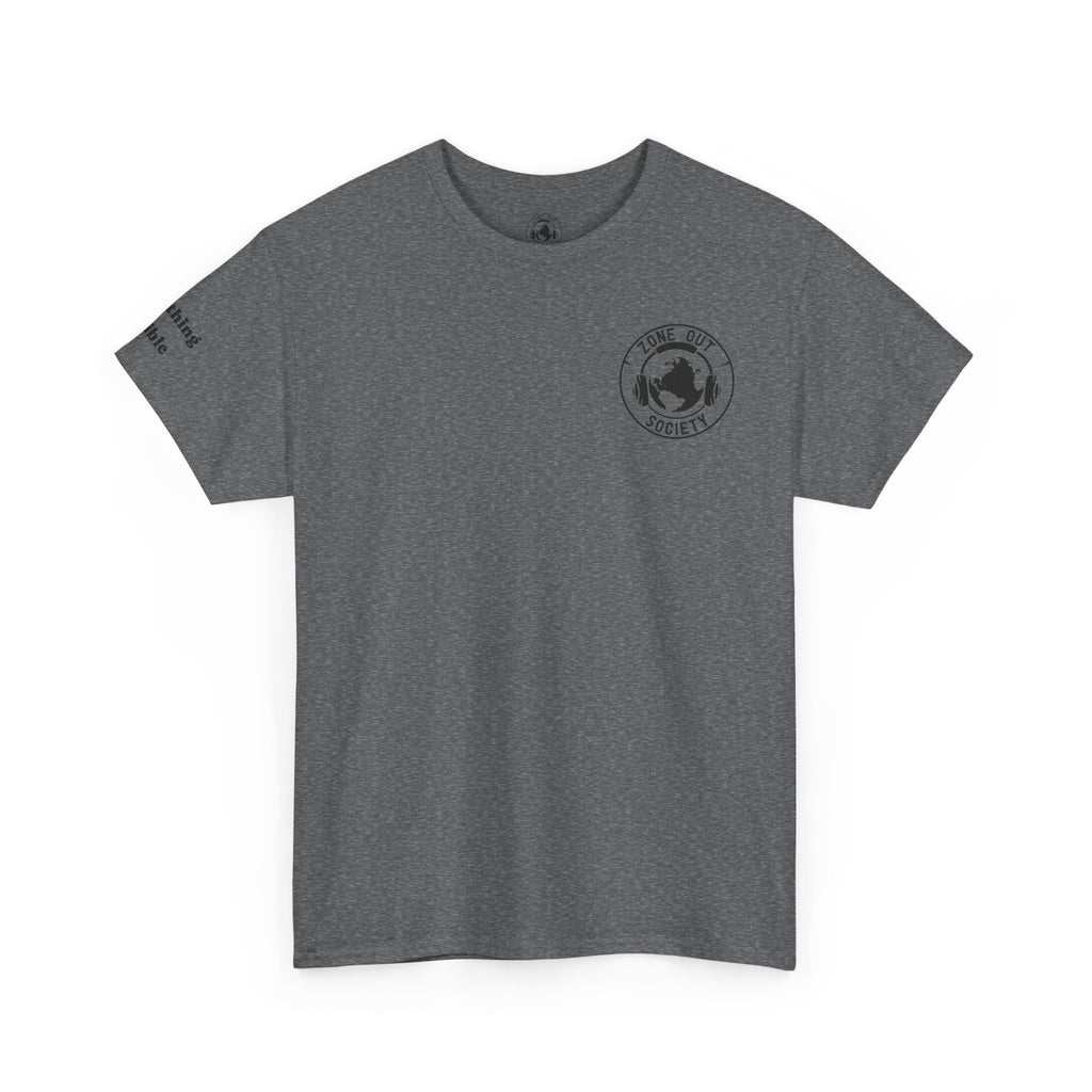 Zone Out Society Black Logo Tee