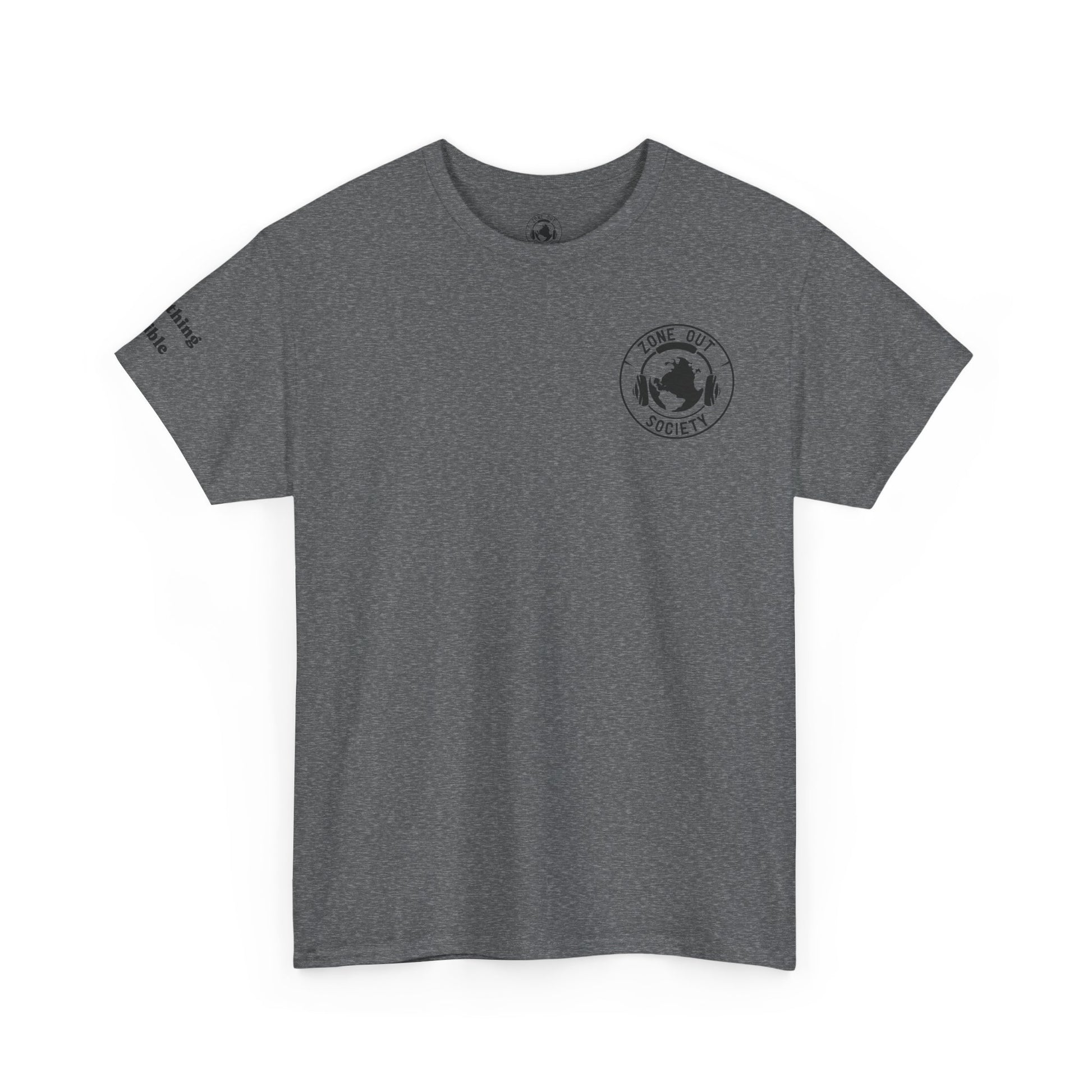 Zone Out Society Black Logo Tee