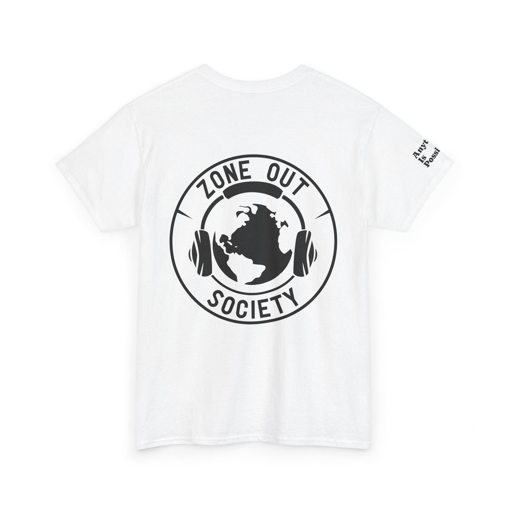 Zone Out Society Black Logo Tee