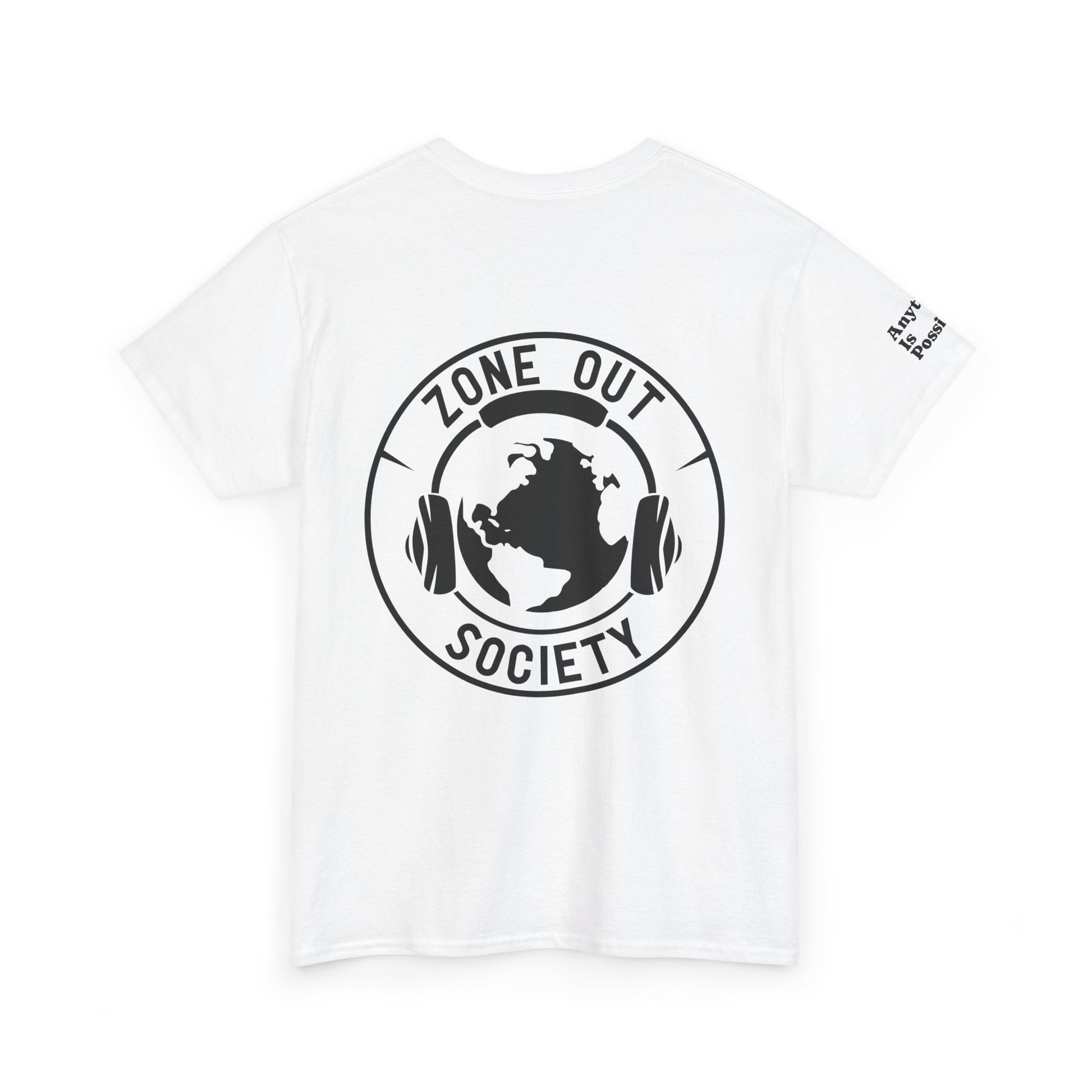 Zone Out Society Black Logo Tee