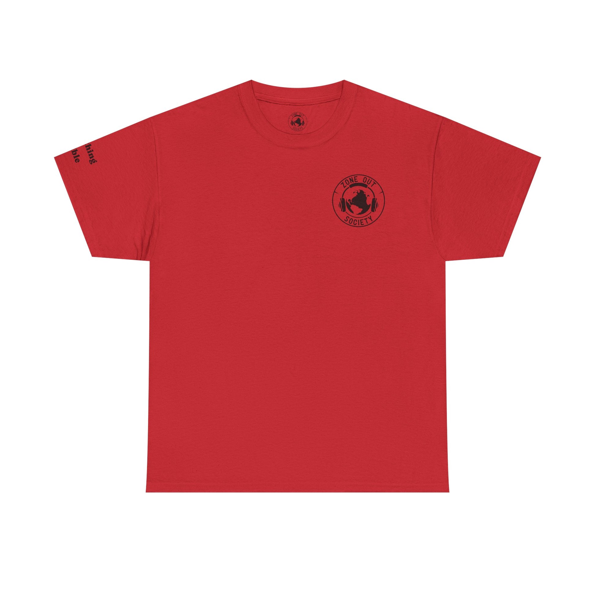 Zone Out Society Black Logo Tee
