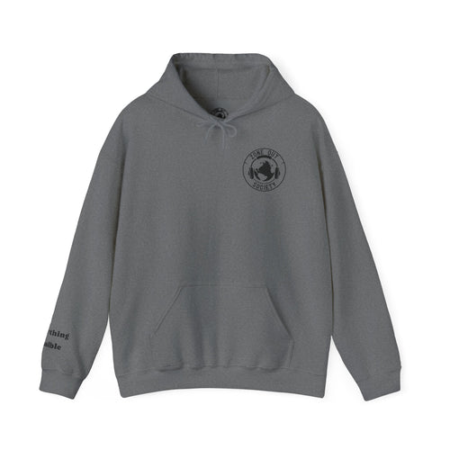Tune Out The Universe Focus On Your World Black Logo Hoodie