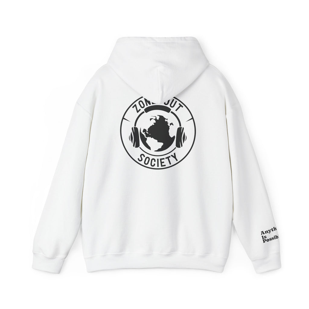 Zone Out Society Black Logo Hoodie