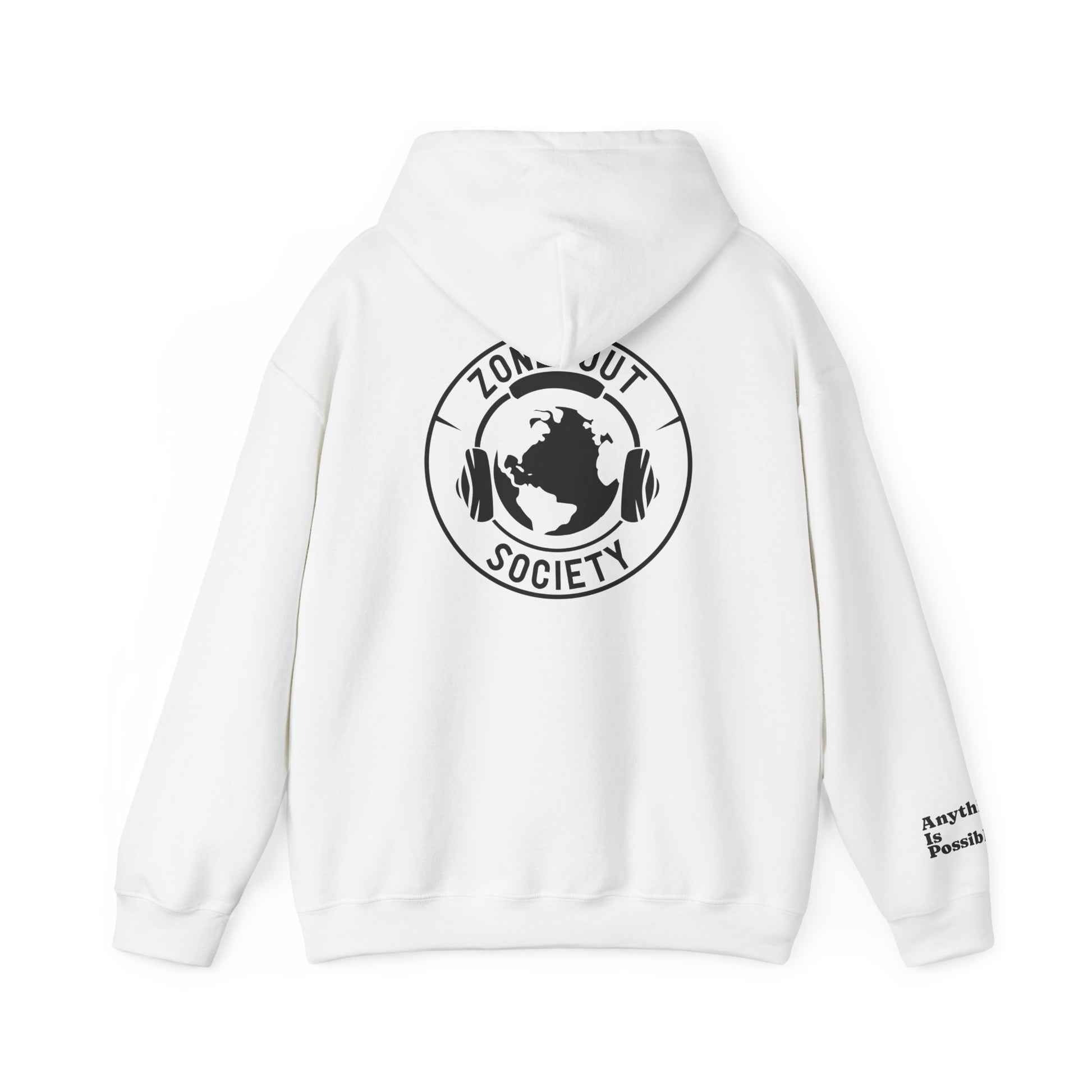 Zone Out Society Black Logo Hoodie
