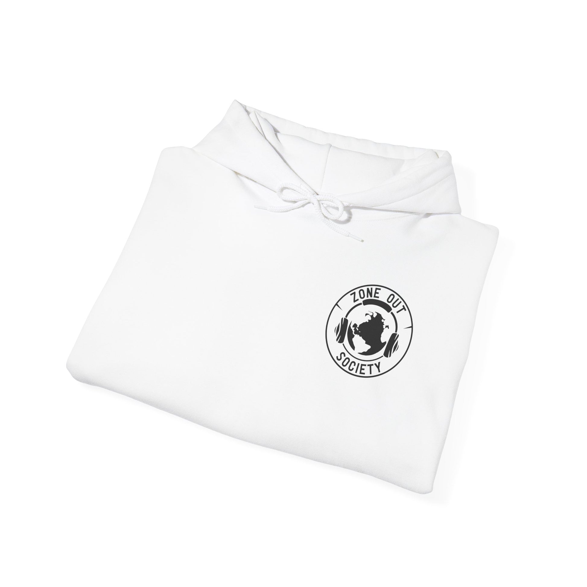 Tune Out The Universe Focus On Your World Black Logo Hoodie