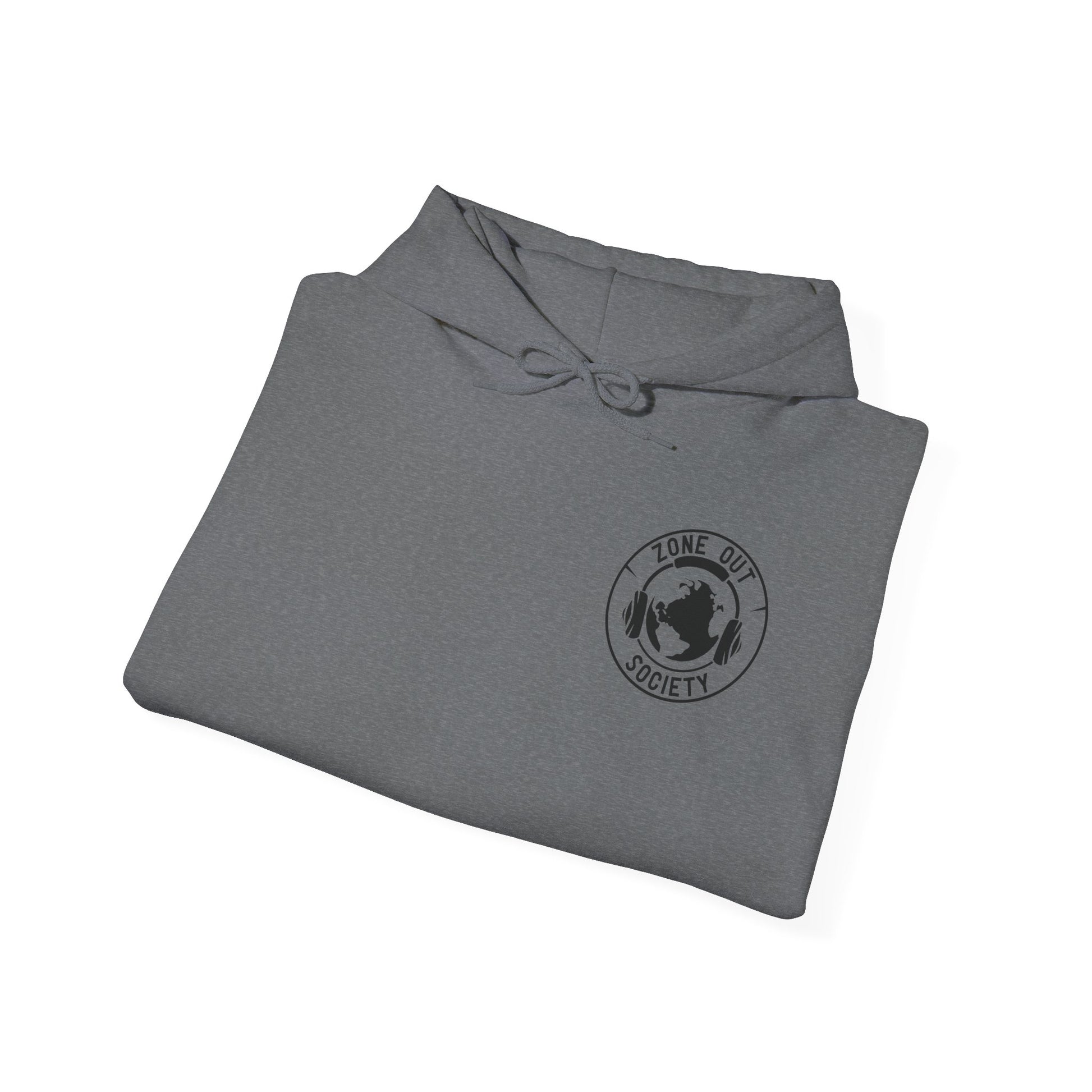 Zone Out Society Black Logo Hoodie