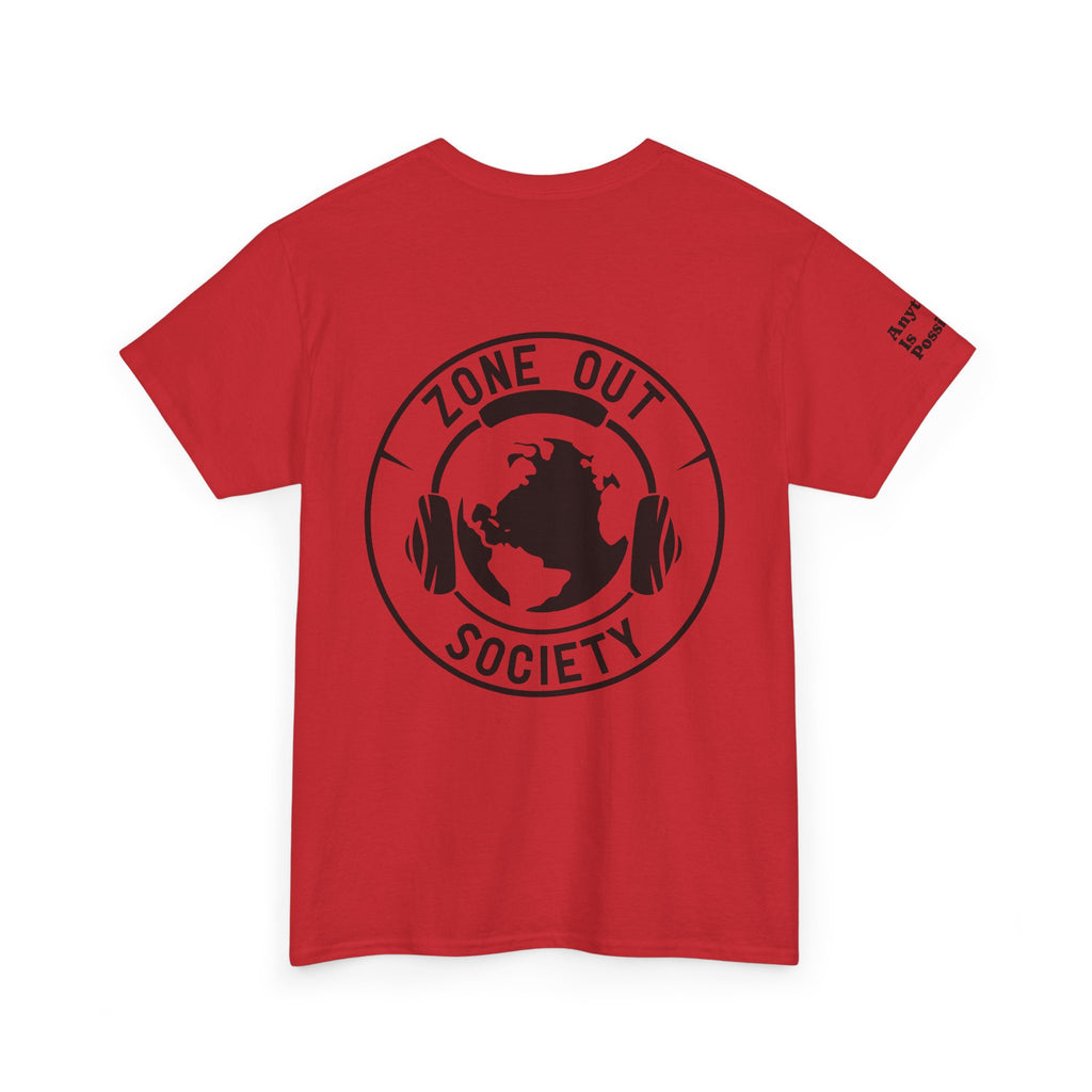 Zone Out Society Black Logo Tee
