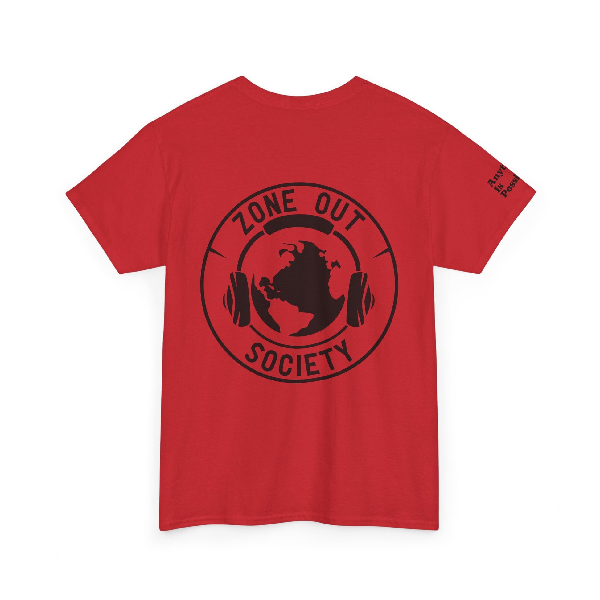 Zone Out Society Black Logo Tee