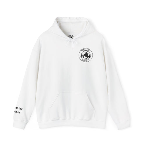 Tune Out The Universe Focus On Your World Black Logo Hoodie