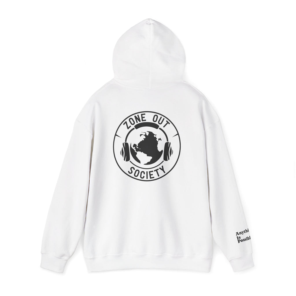 Zone Out Society Black Logo Hoodie