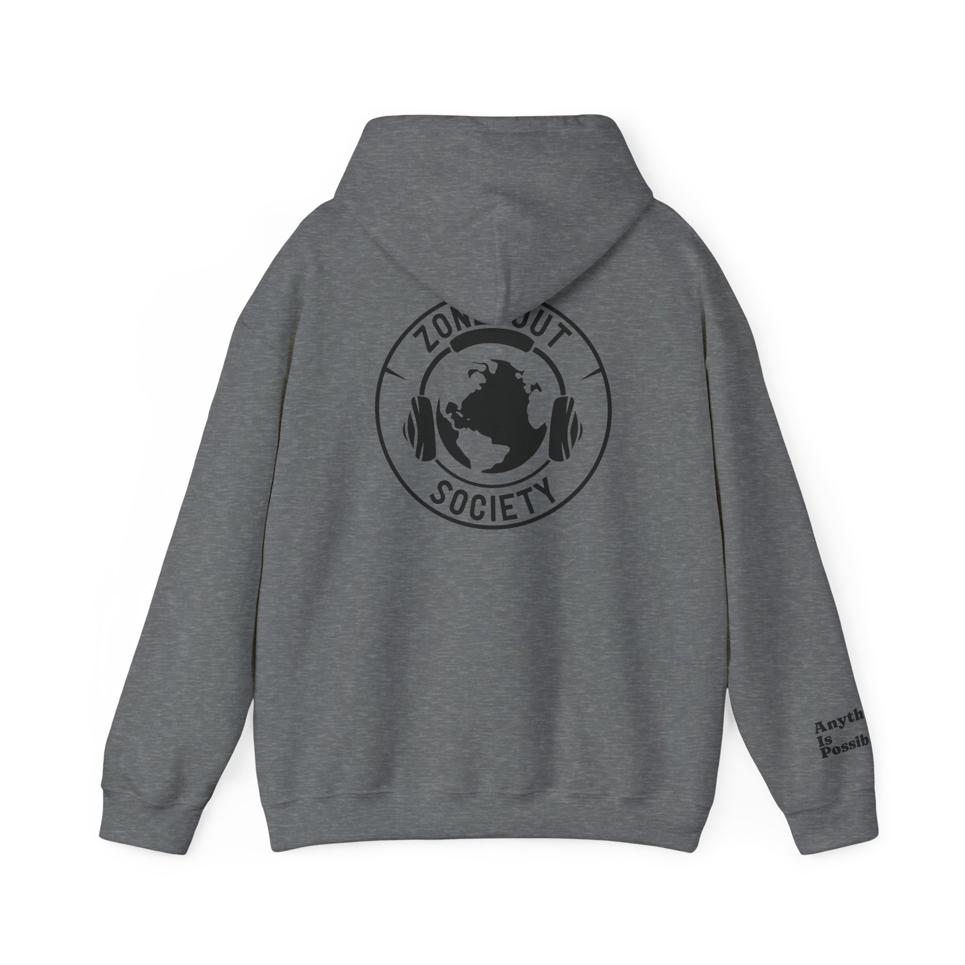 Zone Out Society Black Logo Hoodie
