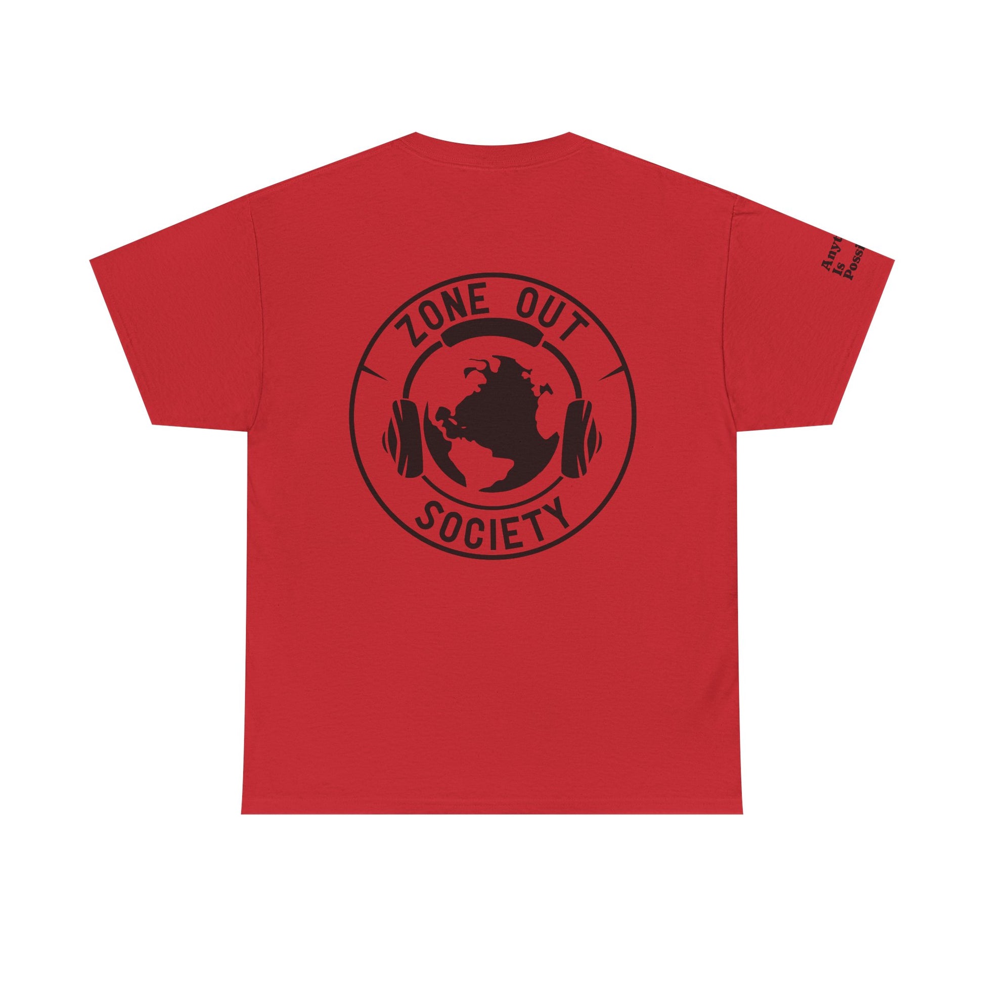 Zone Out Society Black Logo Tee