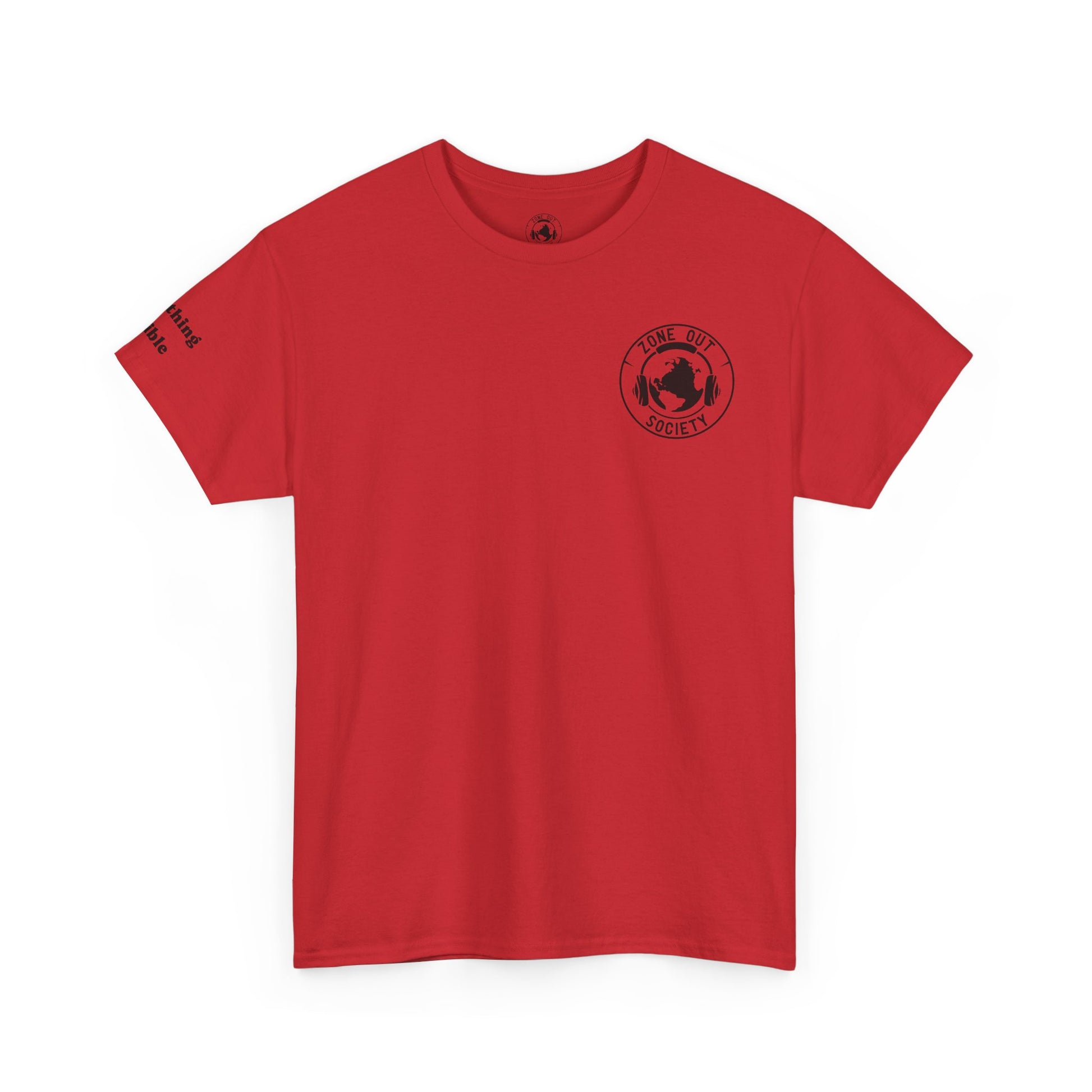 Zone Out Society Black Logo Tee